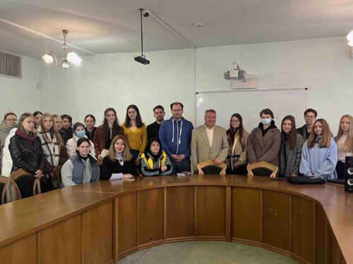 Зустріч В. Самойленка зі студентами-арабістами та тюркологами КНЛУ